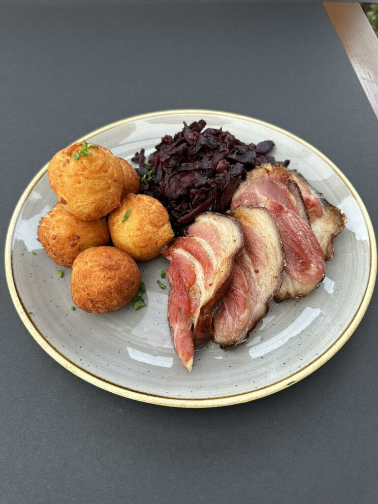 Kacsamell krokettel