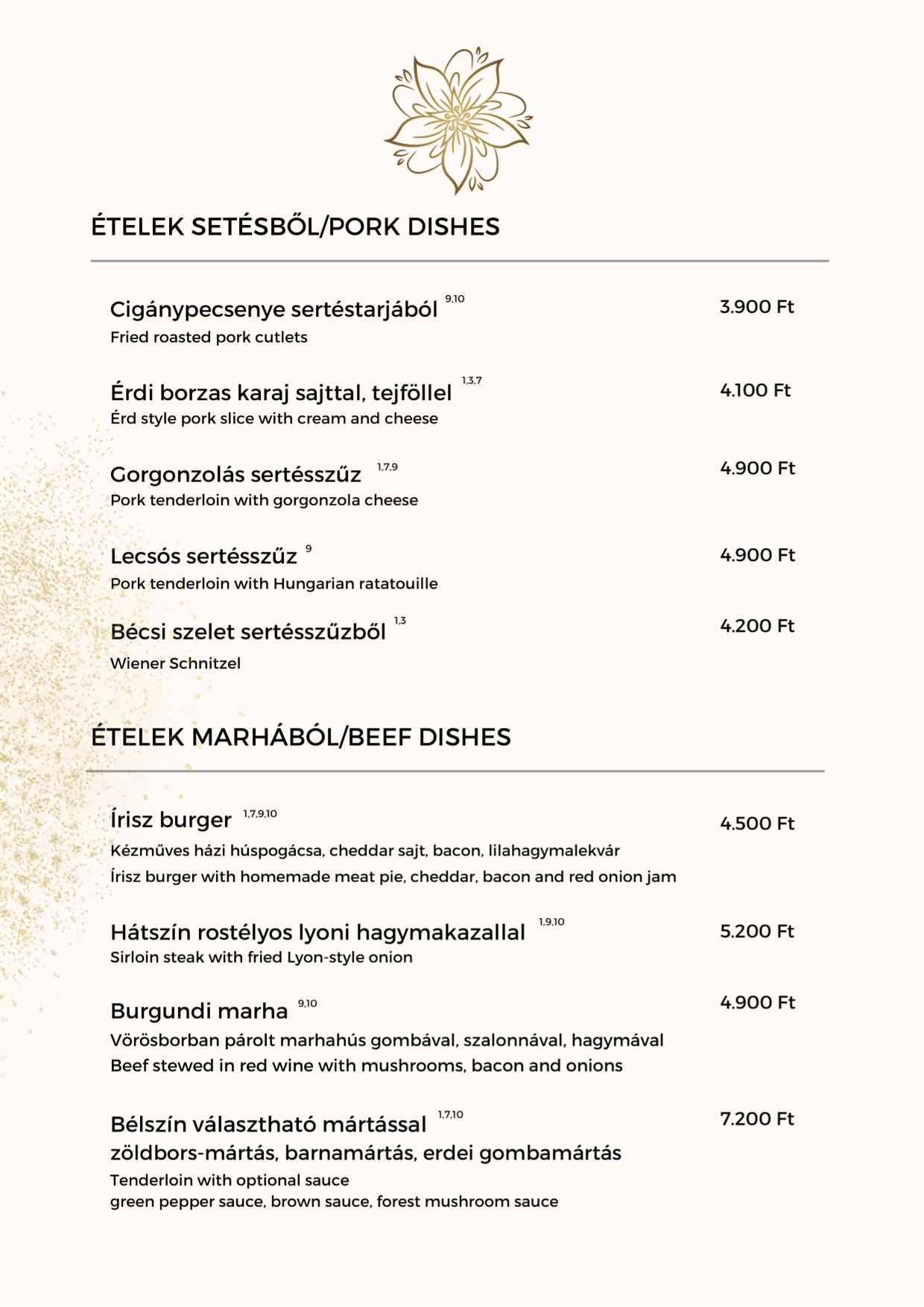 Étlap Írisz étterem-04